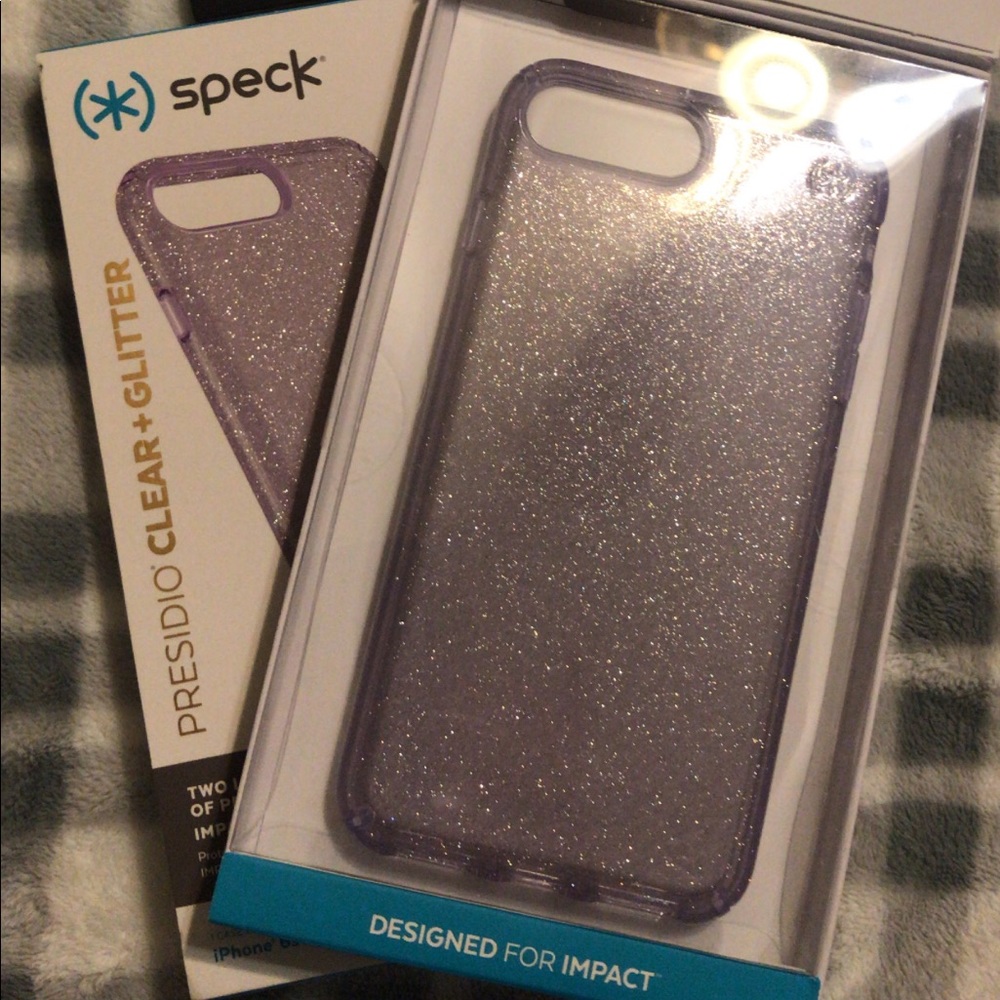 2 SPECKS PRESIDIO CLEAR + GLITTER CASES